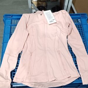 Lululemon Athletica Light Pink Women’s Full Zip-up Define Jacket Size 6